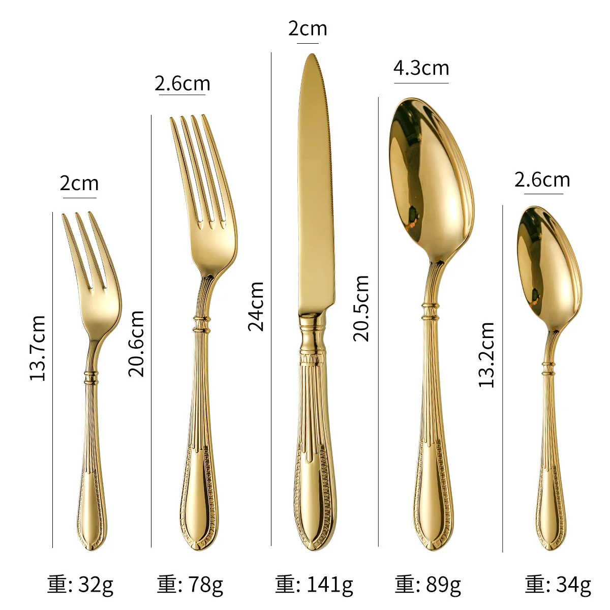 

New forging 304 high-end hotel stainless steel western tableware steak knife fork spoon coffee spoon fruit fork dessert spoon