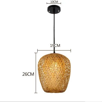 Bamboe Chinese stijl hanglamp Hoge kwaliteit hanger Hand maken lichten Woonkamer Restaurant Eetkamer Hangende verlichtingsset