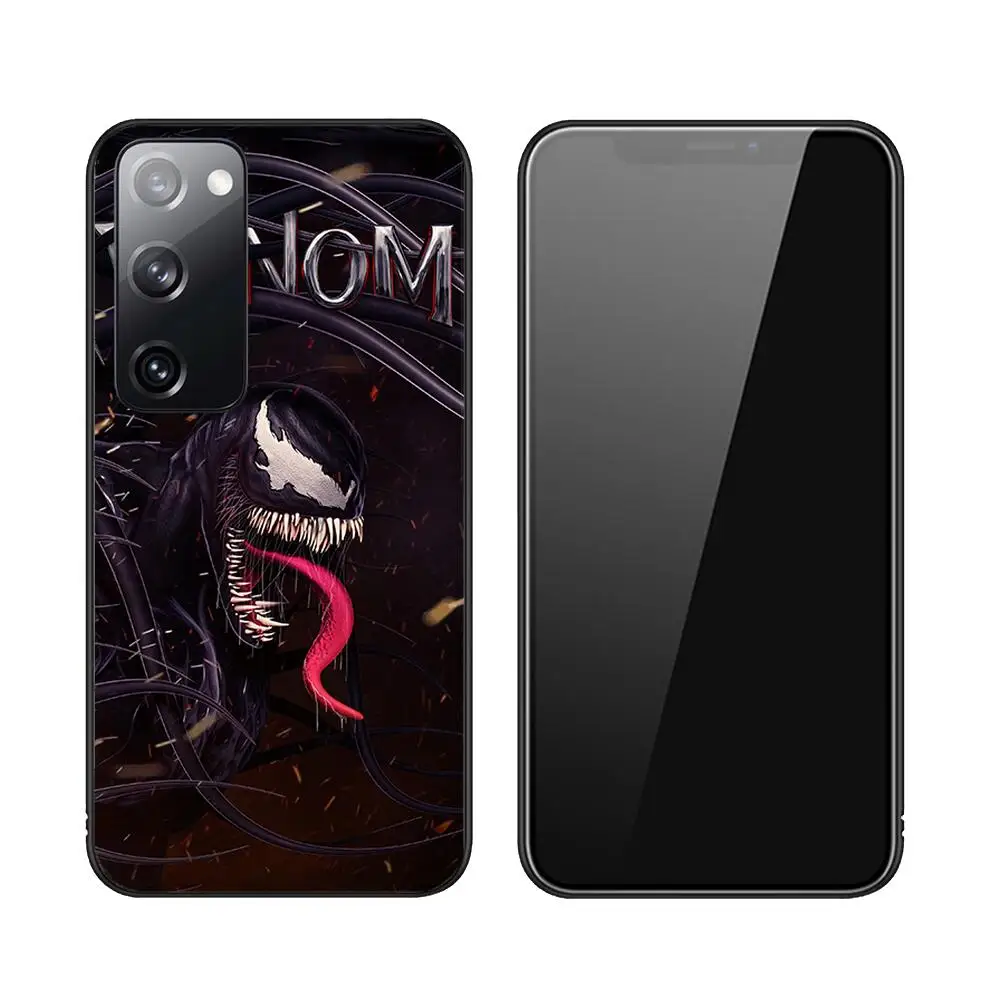 Marvel Venom Soft Phone Case Luxury Fashion For Samsung Galaxy S23 S21 S10 S30 S20 S22 S8 S9 S30 Pro Plus Ultra Fe New TPU Cover