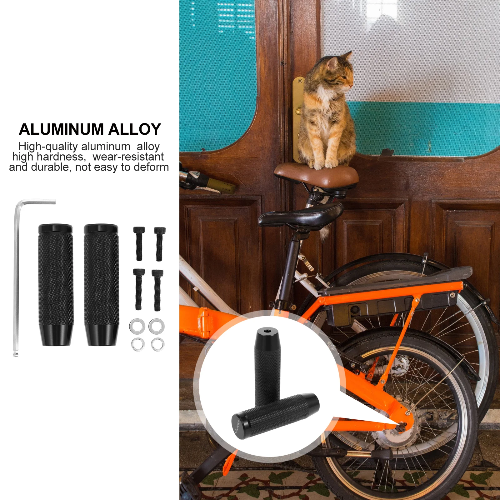 

Aluminum Alloy Bicycle Pedals Sturdy For Mountain Bike Adult Cycling Replacement Parts Bicycles Pedal Stunt Peg