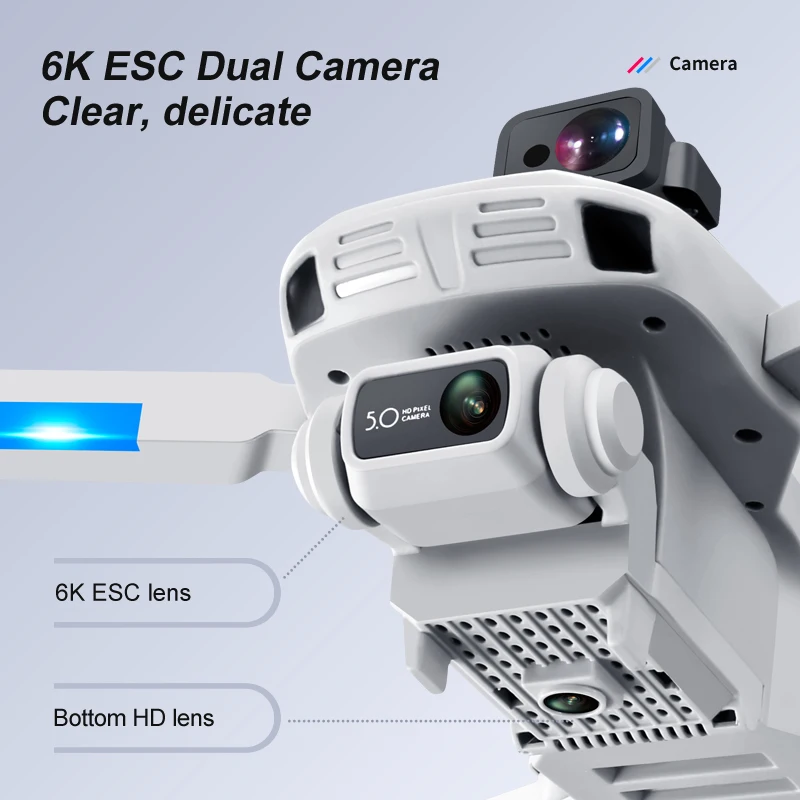 Sólo 249g 4DRC F8S con láser para evitar obstáculos cámara profesional 6K ESC Motor sin escobillas GPS 5G WIFI FPV RC Drone Quadcopter