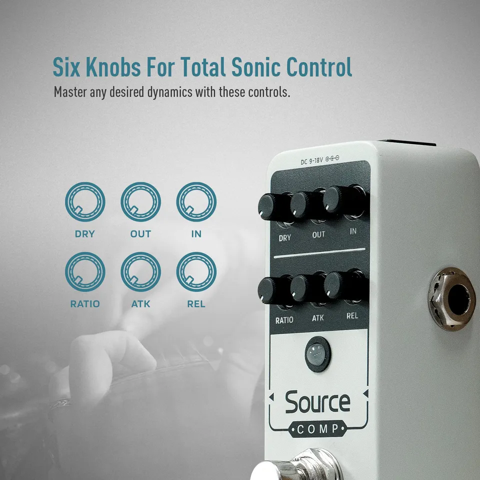 SONICAKE Source Compressor 1176 studio Compressor Guitar Effects