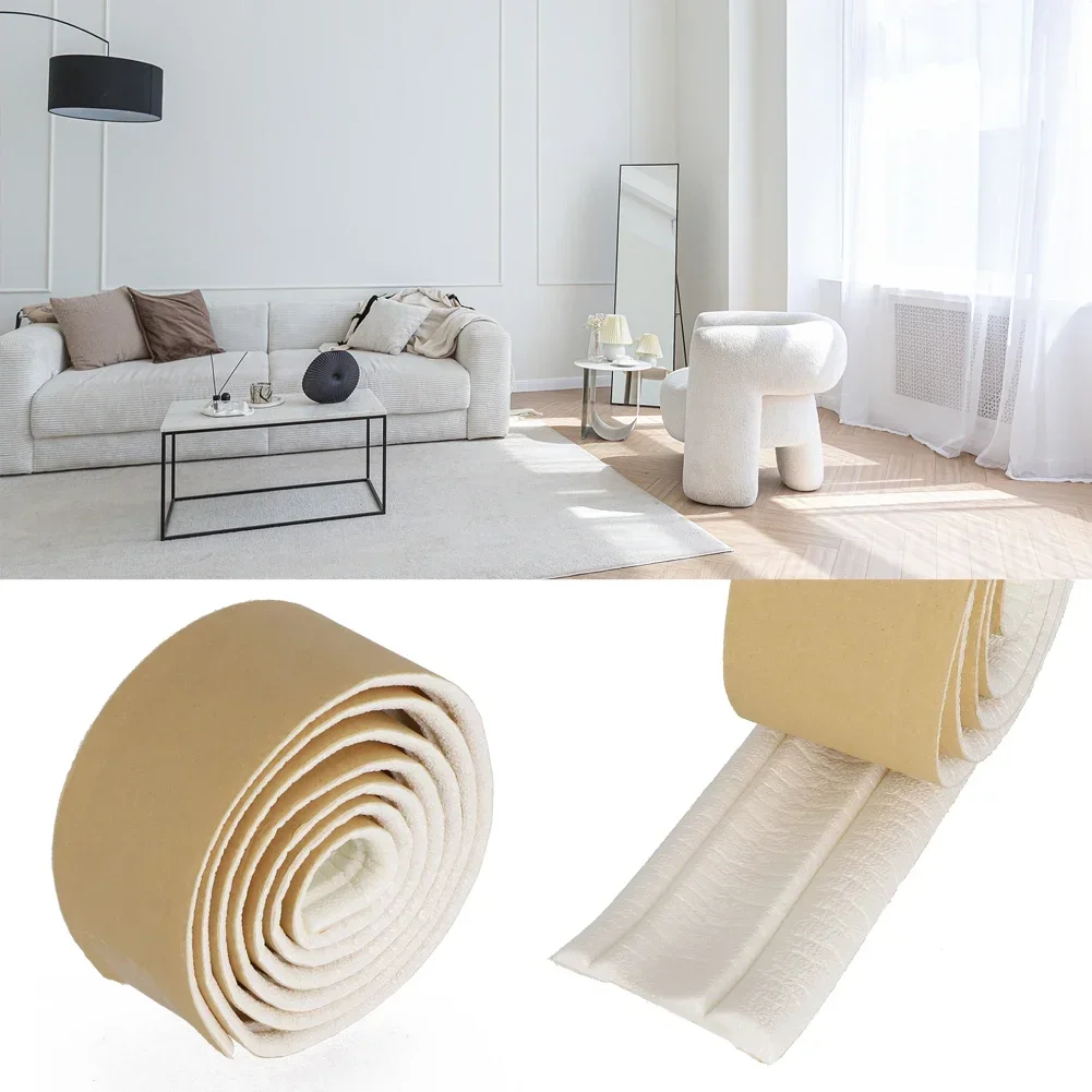 Accessories Baseboard Skirting PVC Waist Line Wall Sticker Waterproof 230cm X 8cm A/B Border Home Molding Trim