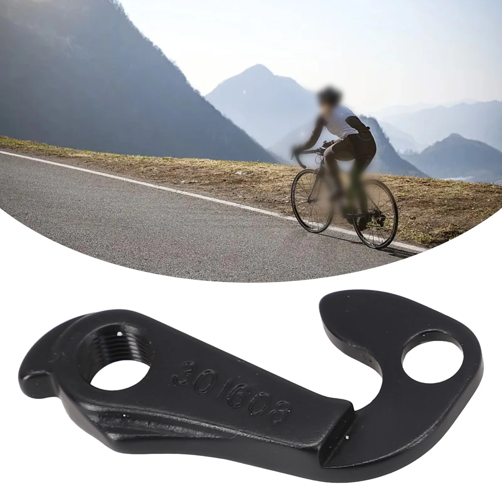 سبائك الألومنيوم الخلفية Derailleur والعتاد الميكانيكية شماعات الذيل هوك لرحلة 301608 سلسلة دراجة هوائية جبلية استبدال الإطار