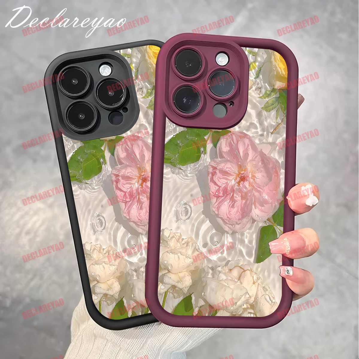 DECLAREYAO لينة ضوء سليم ماتي أغطية من البولي يوريثان الحراري ل Redmi K40S 60 4G 12 K50 14C 11 Turbo 14 14R Prime K60 Ultr غطاء مقاوم للصدمات