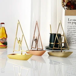 Creative Sailboat Incense Burner Metal Coil Incense Holder Mosquito Incense Tray Aromatherapy Incense Burner Home Art Decoration