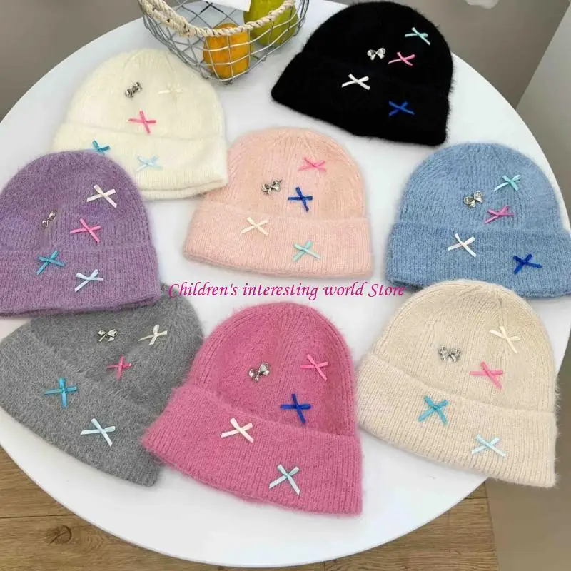 Modne i funkcjonalne dziewczyny kapelusz modne dziewczyny kapelusz stylowe dziewczęta wełny z nausznik