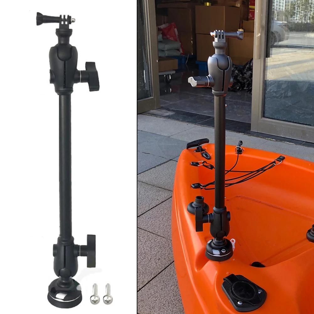 Kayak Camera Mounting Base Kayaking Canoe Camera Mount Base Safety Camera Holders Marine Boat Camera Bracket Mount Kit