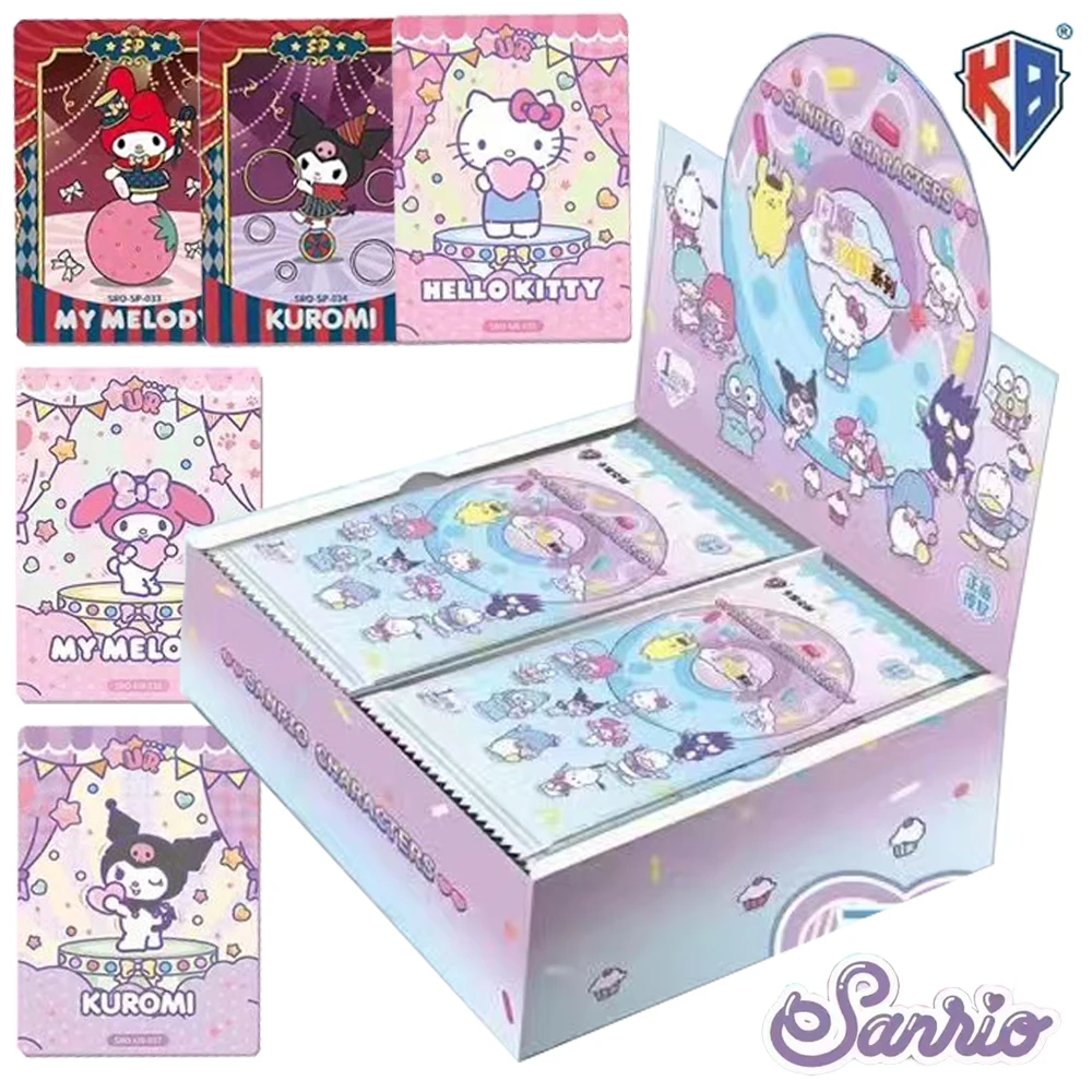 

Original KABAO Sanrio Card For Children Japanese Popular Cartoon Hello Kitty My Melody Limited Game Collection Card Table Toys