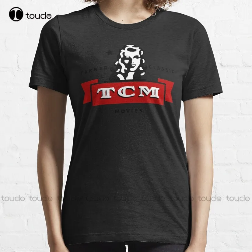 TURNER CLASSIC MOVIES 1F T-Shirt white tshirts for mens cotton Custom aldult Teen unisex digital printing xs-5xl All seasons