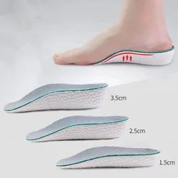 1 pair Breathable Invisible height Insole Arch support Durable Increasing Half Insole Convenient to Use Arch Support Insoles