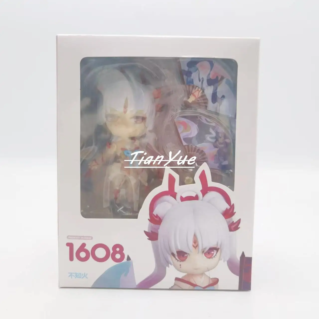 Anime Onmyoji SSR Shiranui 1608 cute girl Articulated Figure Model Toys Christmas Gift 10cm