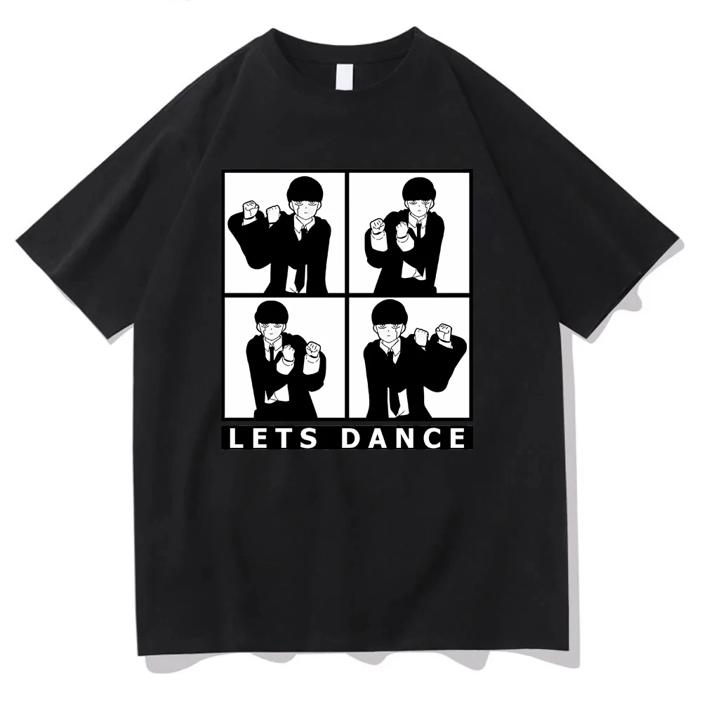 Mashle Lets Dance Funny Manga Print T-shirts Mashle: Magic and Muscles T Shirts Men Women Casual Cotton Soft Tees Clothes