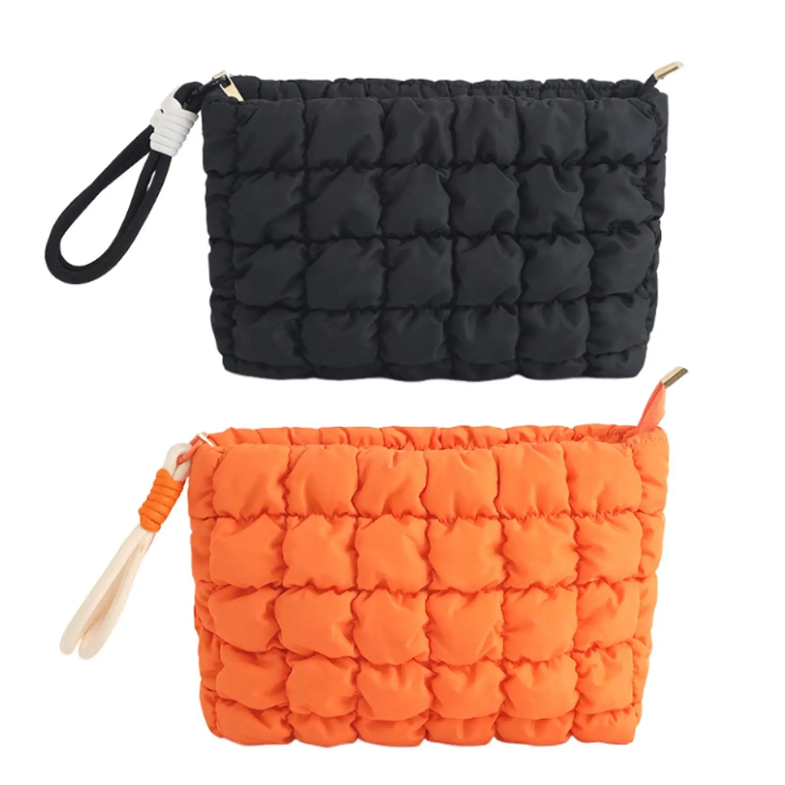 

Makeup Bag for Women Padded Travel Accessories Wide Open Purse Handy Makeup Pouch Toiletry Bag Makeup Organizer Case