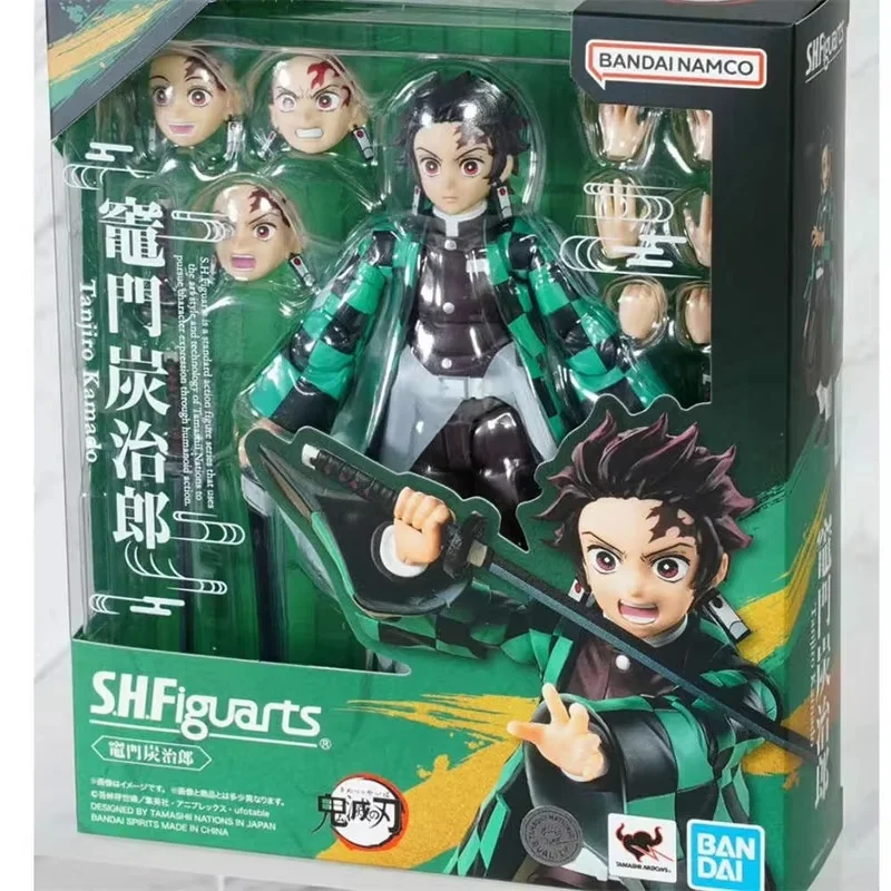 

В наличии Bandai Shf Demon Slayer Blade Stove Gate Tanjiro You Bean Demon Slayer Team Water Breathing Joint Mobile Статуя Игрушки