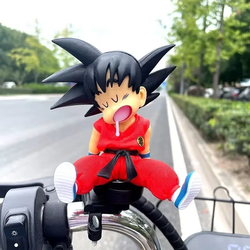 Figura de acción de Pvc de Dragon Ball Z de 10cm, postura sentada, sueño, modelo de Son Goku, colección de estatuas, decoración, juguetes, regalo de cumpleaños