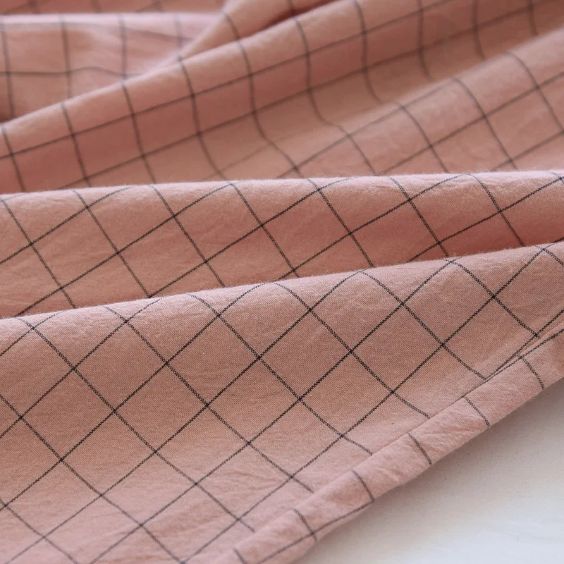 Pyjamahose für Damen, aus Baumwolle, für den Hausgebrauch, Herbst- und Winterhose, kariert, mit elastischem Bund und Kordel, Schlafhose für Studentinnen, weich und modisch. – Detail 17