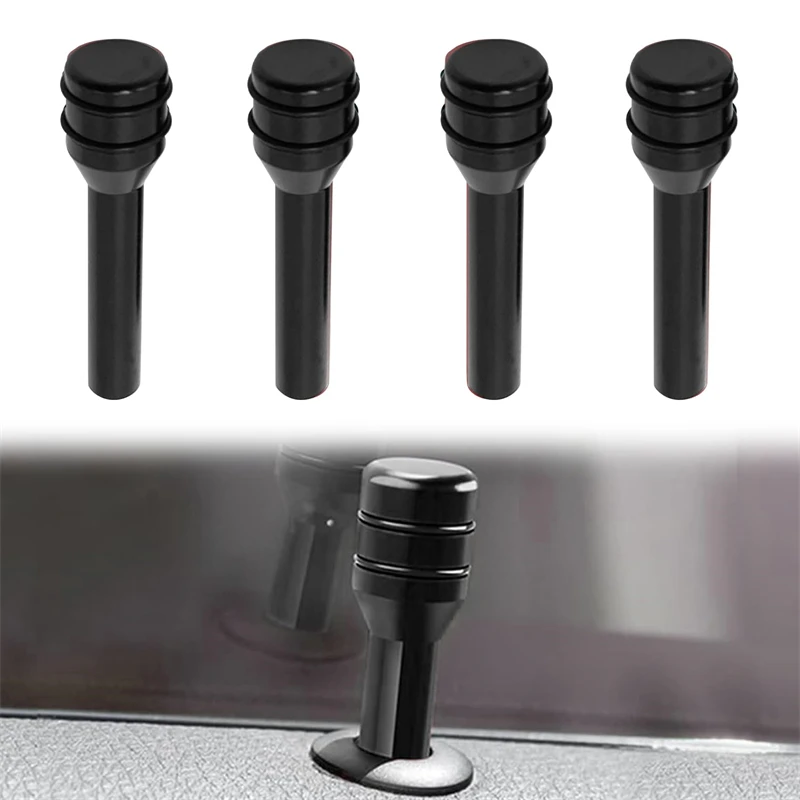 4Pcs Car Door Lock Pin Door Lock Rod  Car Knob Pull Security  Insurance Universal Car Security Door Lock Picking Latch Pins