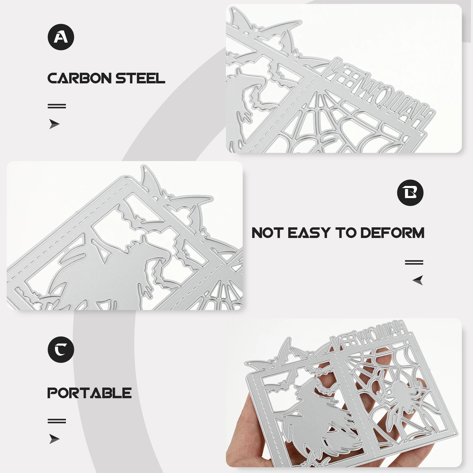 

Witch Lantern Die Scrapbook Halloween Spider Decorations Mold Spiderweb Carbon Embossing
