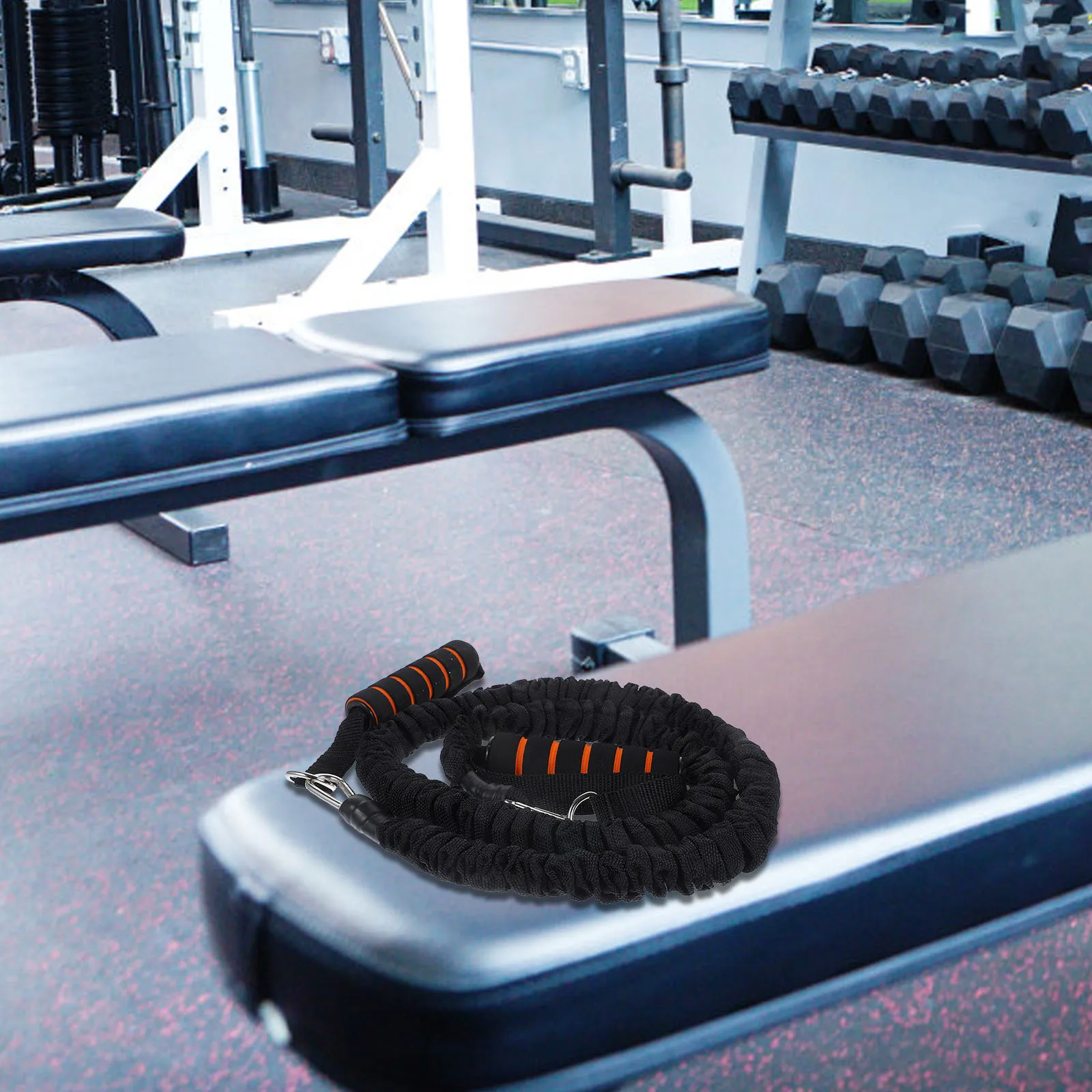 

Professional Fitness Pull Rope Durable Lightweight Portable Exercise Resistance Rope for Home Gym Daily Use Pull Strap