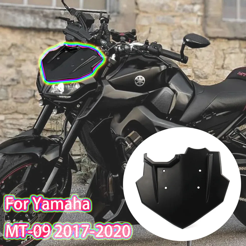 

MT-09 Motorcycle Accessories Windscreen Windshield Deflectors Parts For YAMAHA MT-09 2017-2020 Wind Deflectors Parabrisas