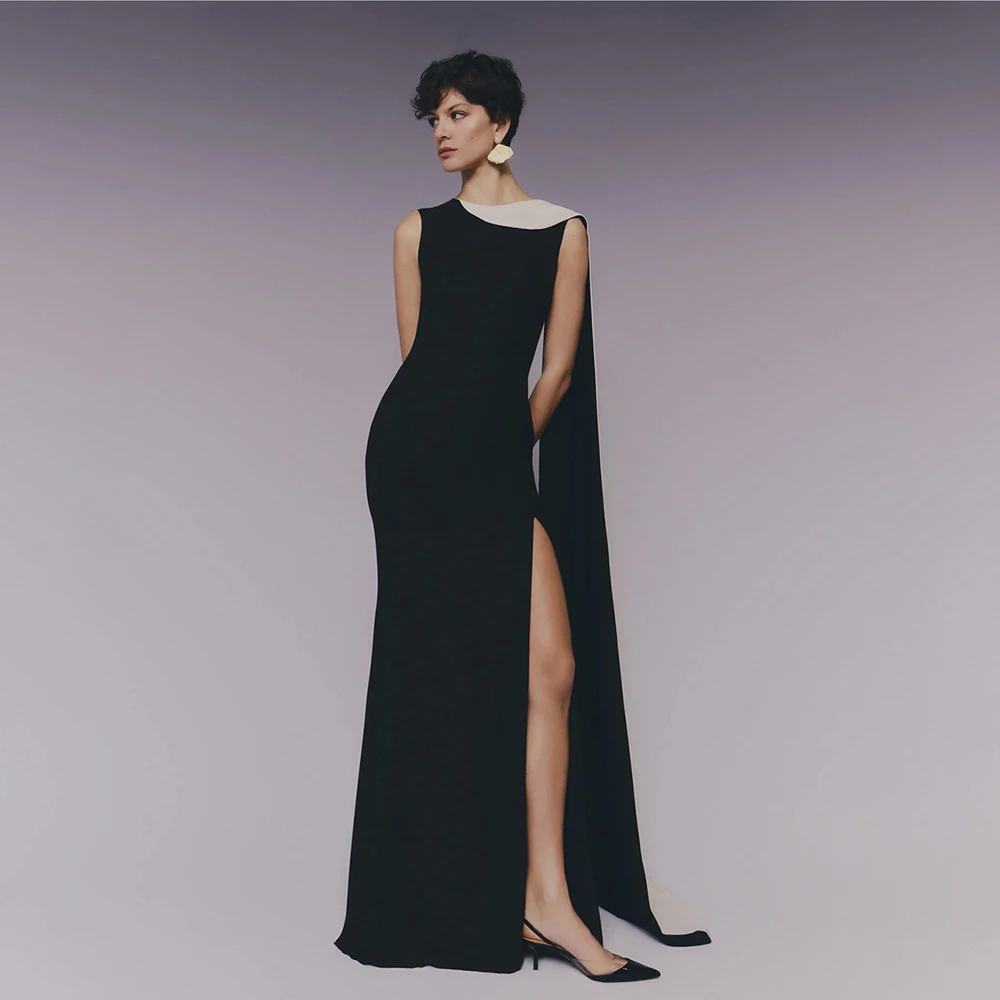 

Women's Formal Evening Gowns Evening Dresses Formal Party Gowns Round Neck Sleeveless Mermaid Party Cocktail Gowns For Gala