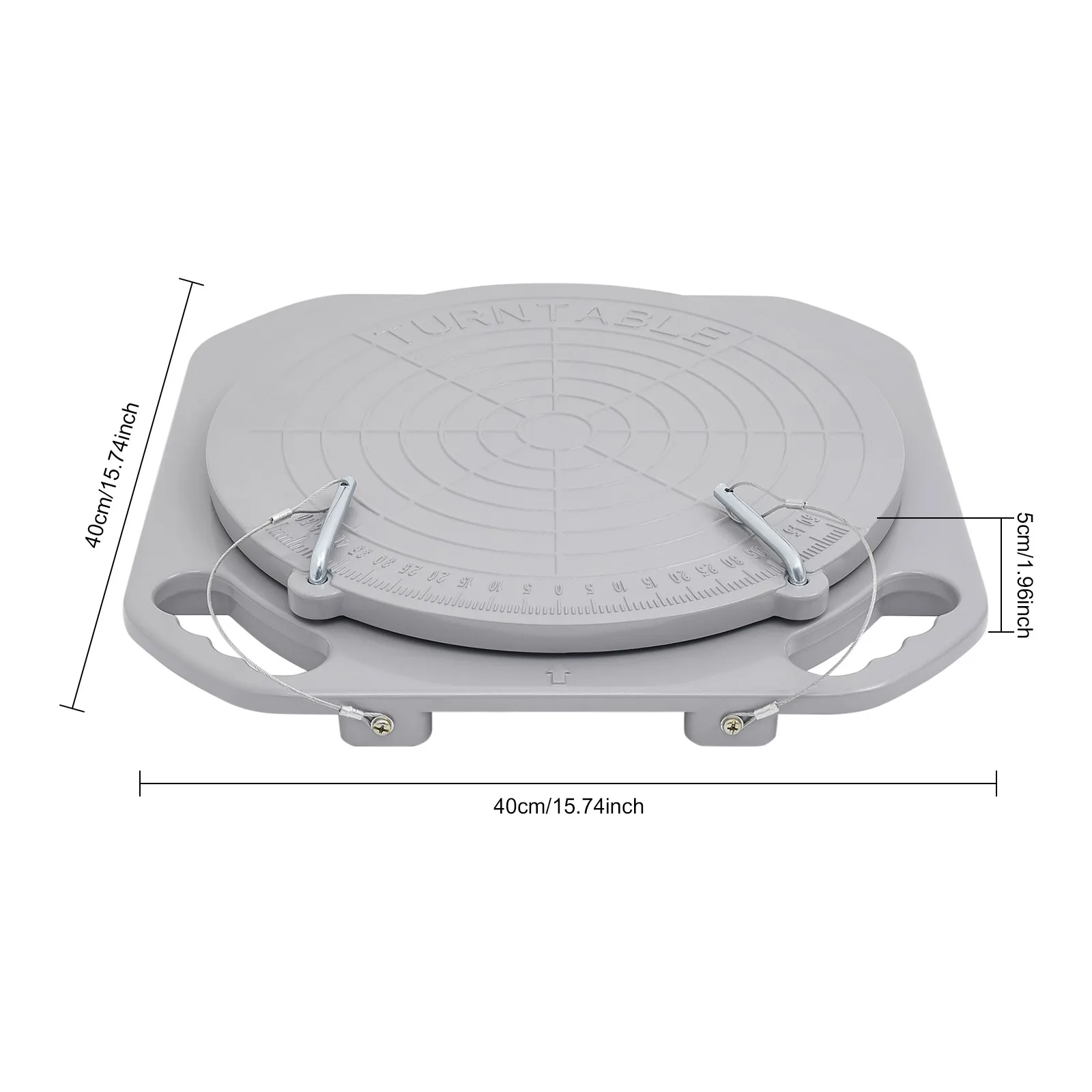 

2pcs Car Front End Wheel Alignment Turntable Turn Plates Tool &Transition Block 360° Rotating 5T Capacity For Car Truck