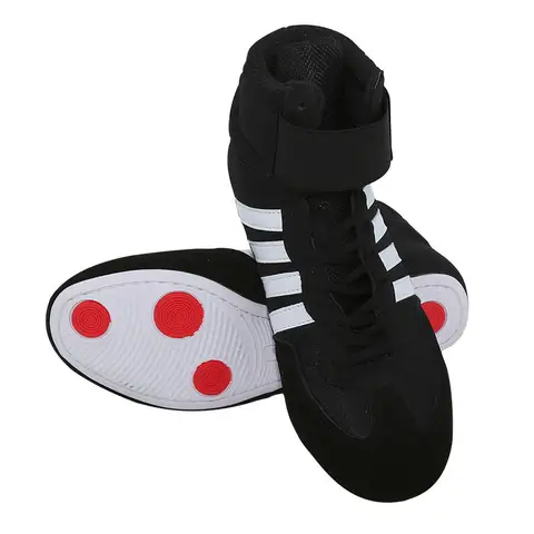 uomini, donne, scarpe da boxe per bambini Suola in gomma scarpe da wrestling traspiranti Scarpe da costume da wrestling per donne per wrestling