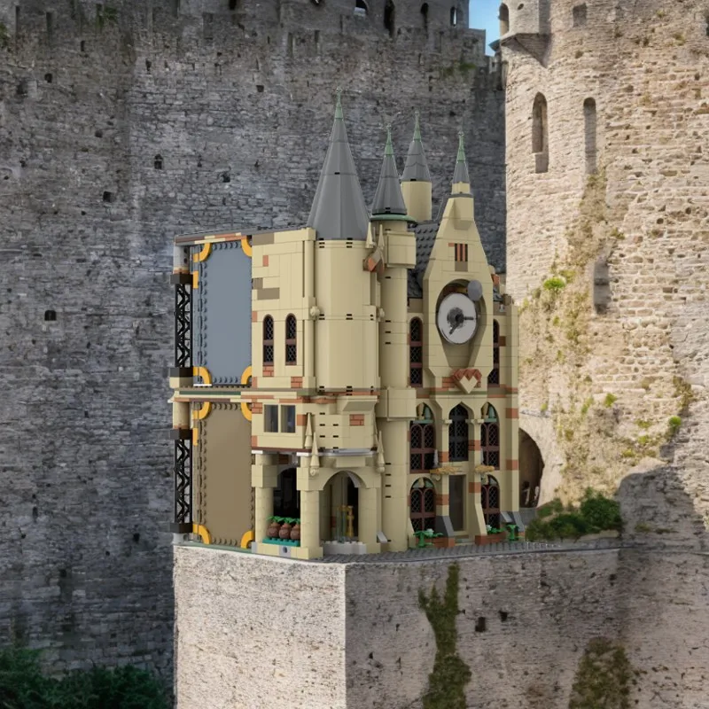 

2329 шт. MOC Волшебный мир, строительные блоки из фильмов HP, модульные моменты, образовательный подарок для детей, игрушка STEM повышает способность, творчество