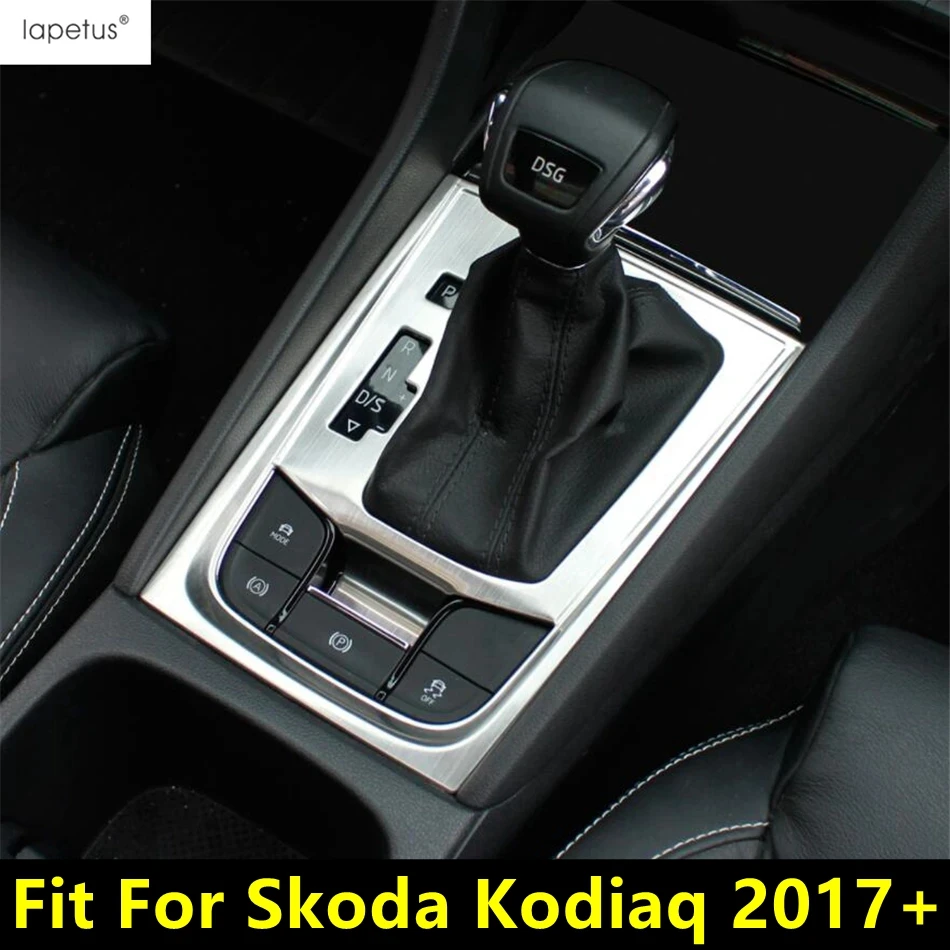 

Central Control Shift Gear Panel Shifter Head Handle Decoration Cover Trim For Skoda Kodiaq 2017 - 2022 Accessories Interior Kit