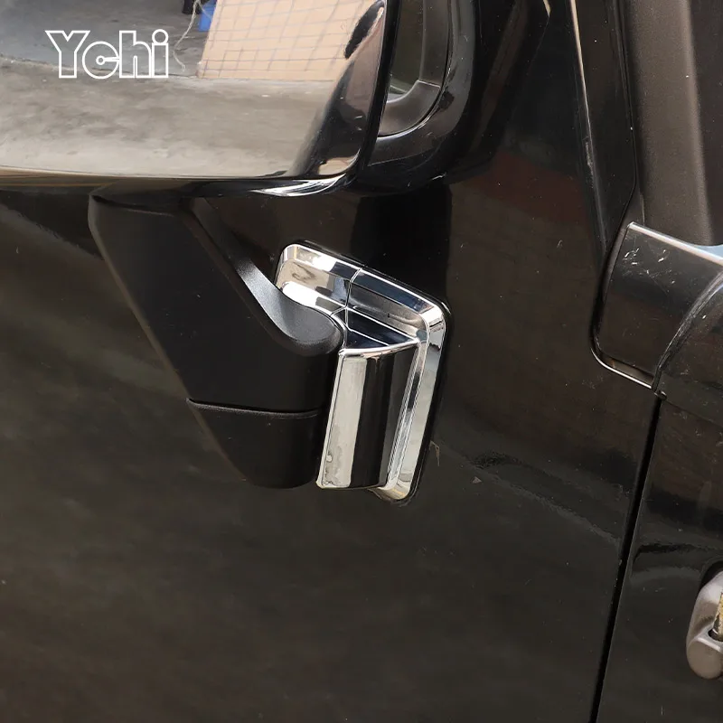 

ABS Matte Black Car Side Mirror Bottom Cover Decorative Sticker For Hummer H3 2005-2009 Car Exterior Accessories