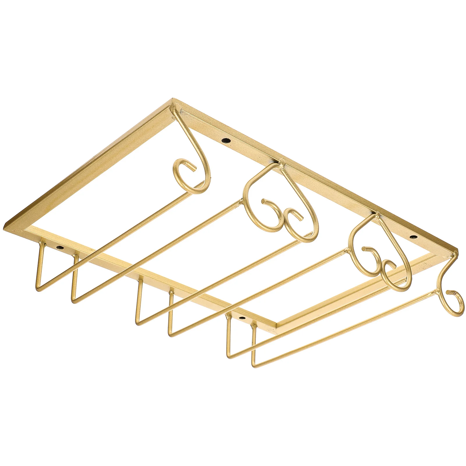 

Elegant Wine Glass Rack Smooth Texture Upside Down Wine Glass Holder Compact Design for Kitchen Bar Hotel Restaurant Decor