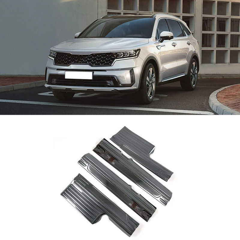 

For Kia Sorento 2022 Car Threshold Bar Welcome Pedal Stainless Steel Door Anti-Stepping Protection Sticker