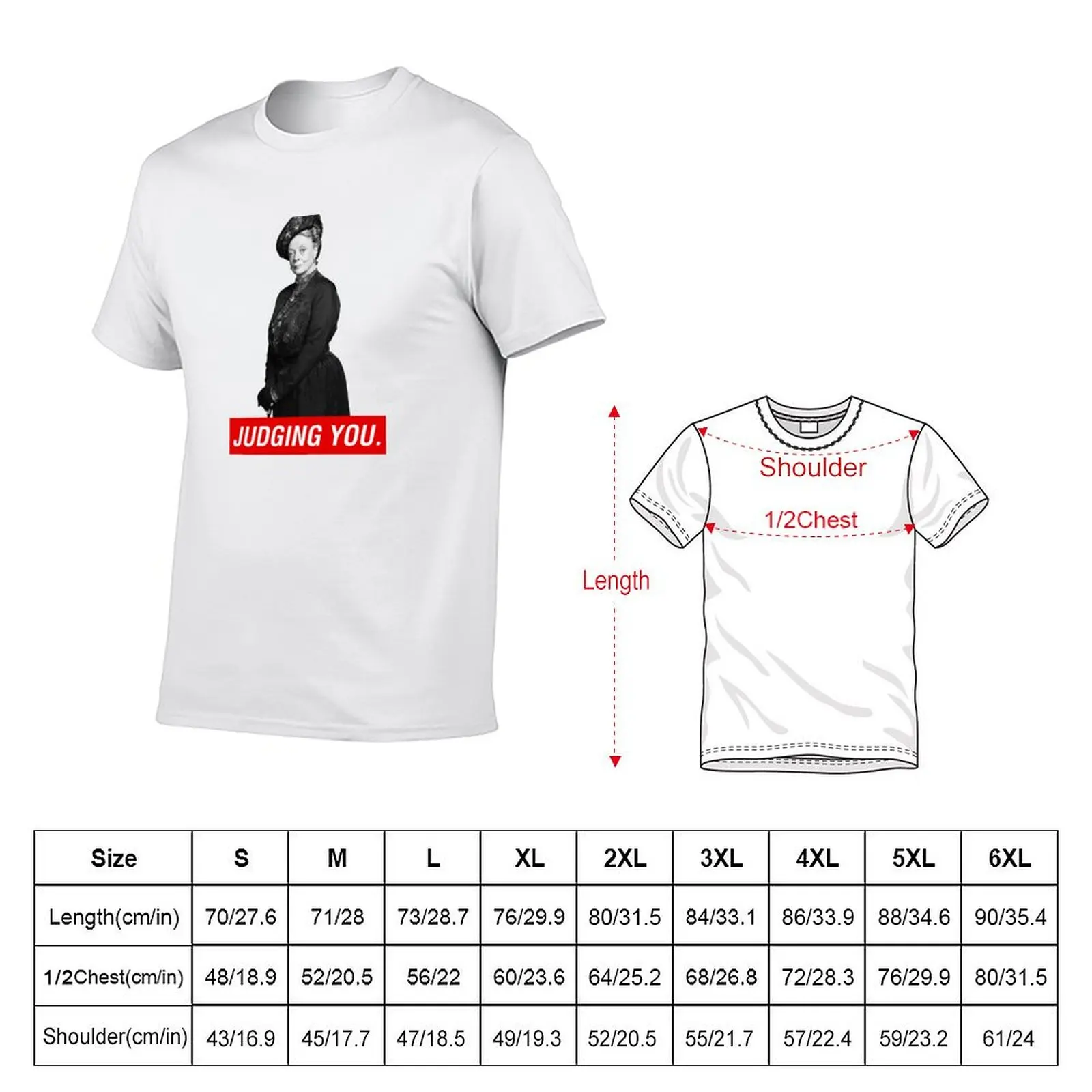 JUDGING YOU T-Shirt Cool Feeling Summer Tee Shirt