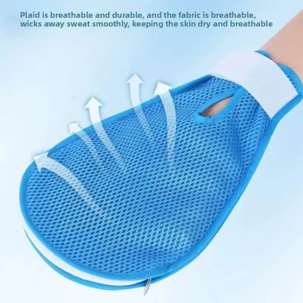 تنفس المضادة للخدش قفازات انفصال قابل للتعديل ضبط النفس قفاز سلامة المريض الربط حزام قفازات التحكم اليدوي