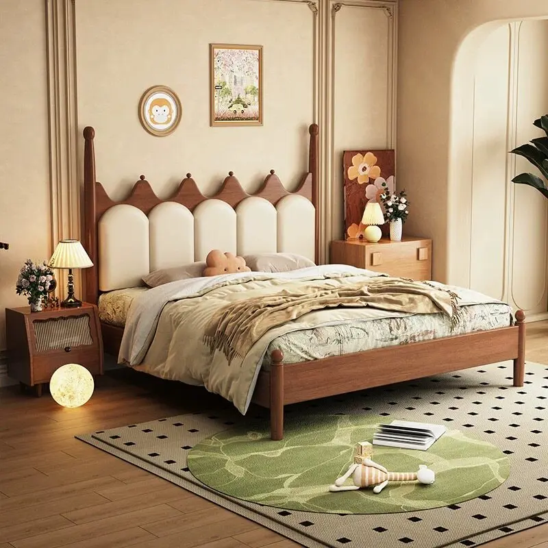 

Adjustable Modern Double Bed Luxury Wooden White Tanning Double Bed Murphy Japanese Cama De Monstruos Bedroom Furniture