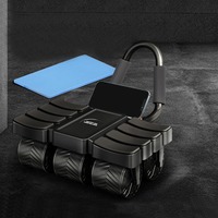 Upgrades Automatic Rebound Abdominal Wheel 6 Wheels Slider Rail Exercise Wheels Reduce Belly Send Mat Workout Wheel Home Gym