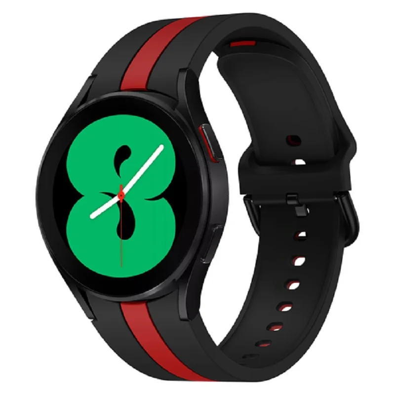 Pulseira listra para samsung galaxy watch 4/40mm/44mm galaxy watch4 clássico/42mm/46mm pulseira ajustável