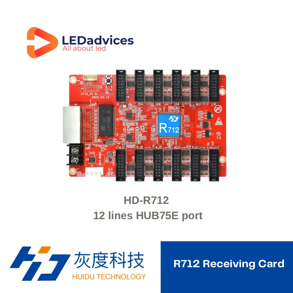 

HuiDu HD-R712 LED Display Screen Receiving Card