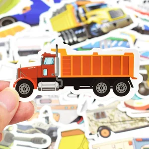 Schöner Ingenieurauto -Aufkleber für Kinder, Bus, LKW, Motorrad, Fahrt, Karren, Koffer, Laptop, Skate, Spielzeug, 50 Stcs 6 Hauptverkäufe des Selbstvertrags - №2