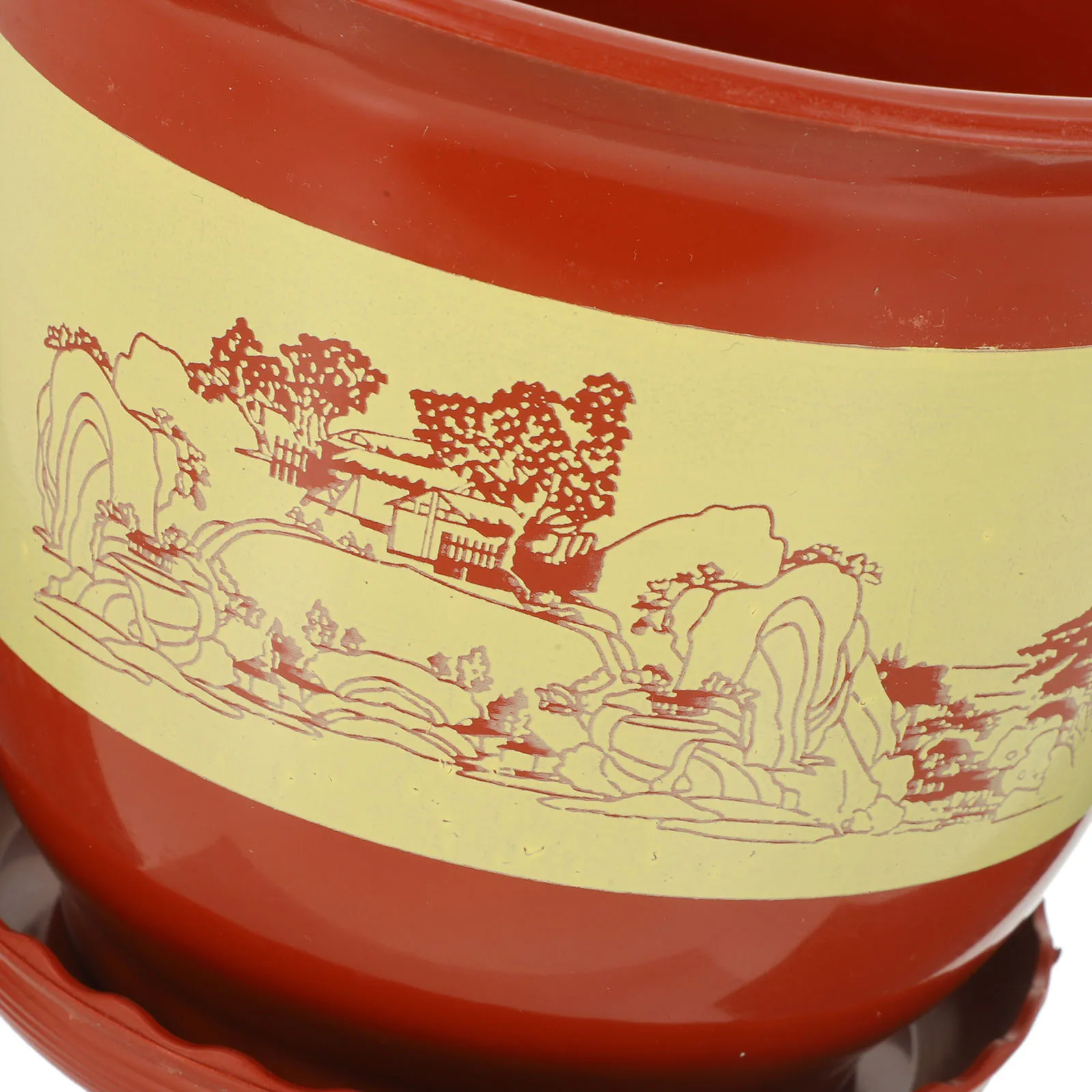 

6 set Plant Pots Gallon Plastic Plant Pot Orchid Nursery Planter With Saucer For Indoor Outdoor Flower Use