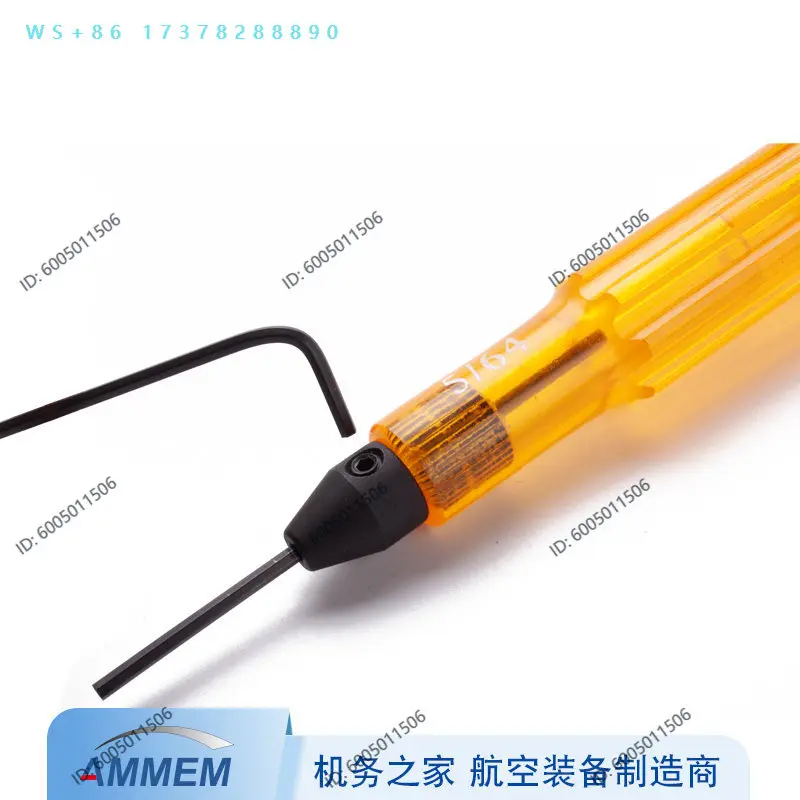 High lock inner hexagonal wrench High lock nut Fastener inner hexagonal core installation Extended plastic handle