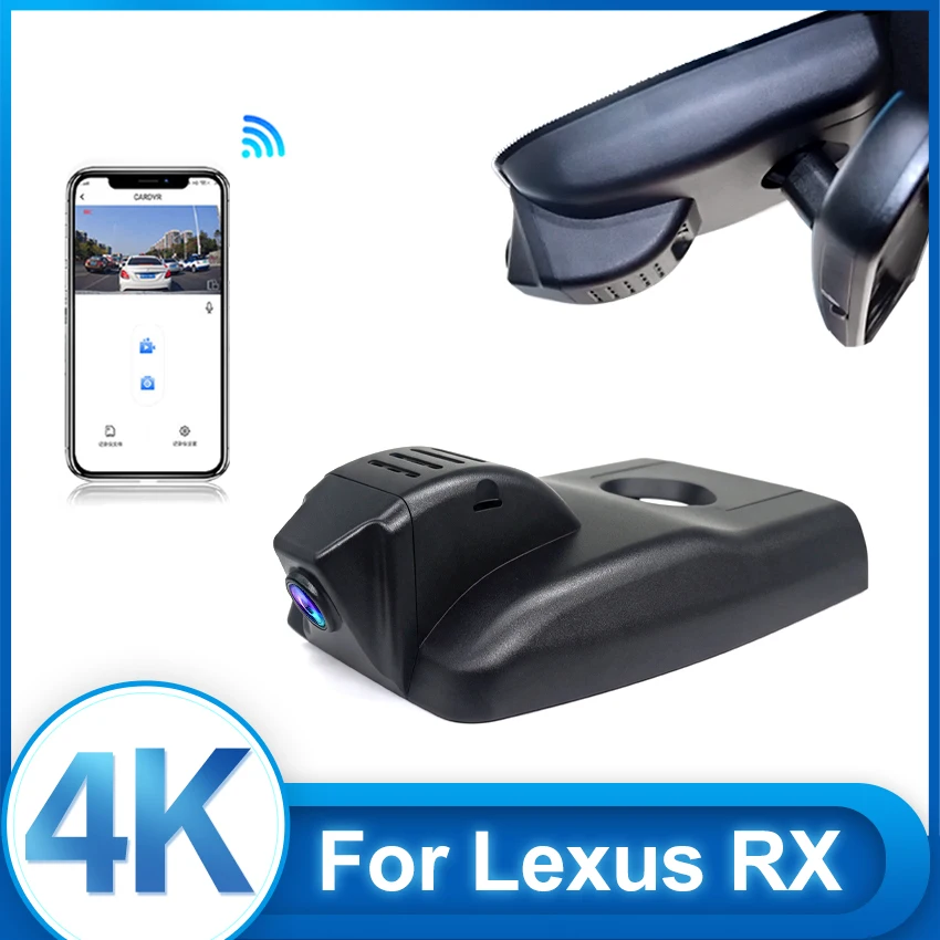 Car DVR Dash Cam OEM Style Car Camera Auto Parts For Lexus RX 2016 2017 2018 2019 2020 2021 2022 ,4K Plug and play DashCam
