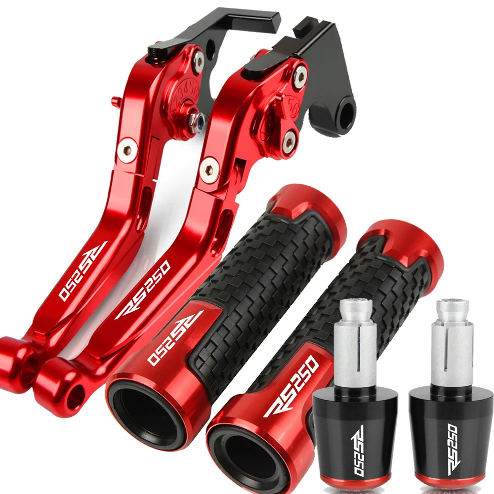 

Motorcycle Extendable Folding Brake Clutch Levers For Aprilia RS250 1998 1999 2000 2001 2002 2003 RS 250 Handlebar Grips ends