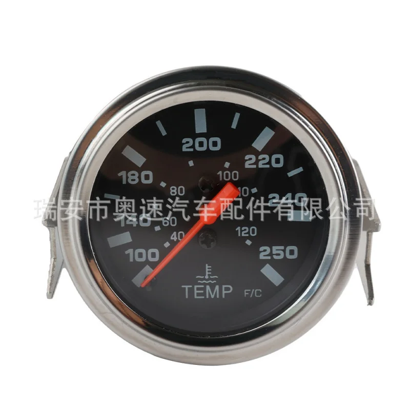 Cross-Border Modification2Inch52MM Mechanical Water-Thermometer12VWater-Thermometer Car Instrument with Sensor NPT 1/2