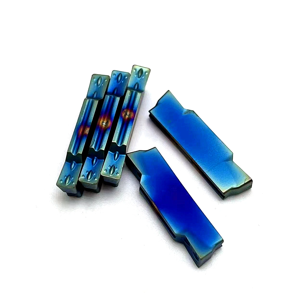 Nano azul 10 pçs mgmn300 mgmn200 mgmn400 torno ferramenta original carboneto de aço inoxidável duro ferramenta torneamento