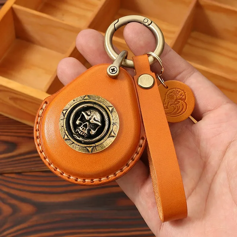 for Harley Key Bag 22 X48 Induction Start Keychain Key 114 Glide Motorcycle Copper Label Key Cover