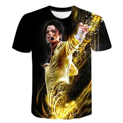 2024 Michael Jackson 3D Print T Shirt Mężczyźni Kobiety Dzieci Moda Hip Hop T-shirt Streetwear Harajuku Tee Shirts Homme Cool Tops