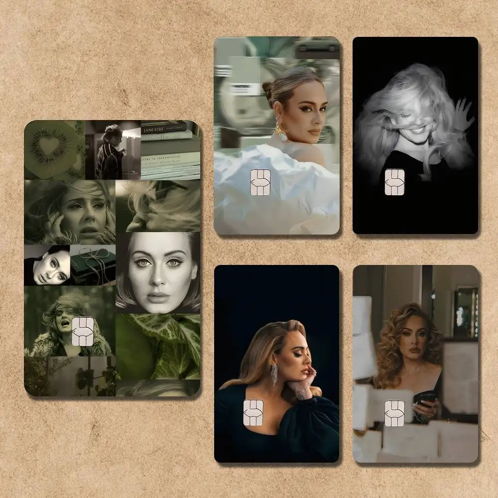

Singer A-Adele Card Stickers Credit Visa Debit Bank Charge Card Bus Metro Waterproof Sticker Decal Decoration
