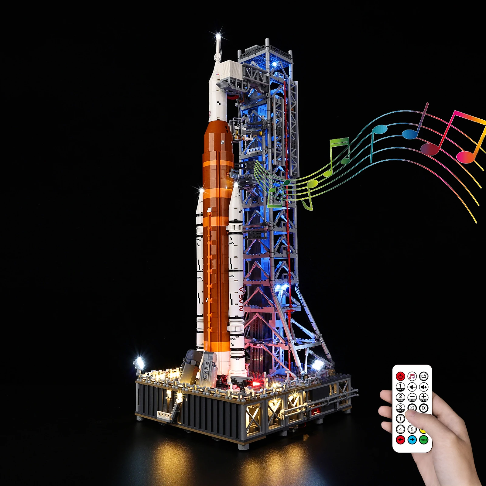 

Kyglaring LED Light Kit suitable for Lego 10341 NASA Artemis Space Launch System Decorative Lamp Not Lego Building Blocks